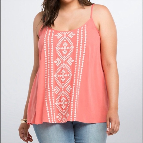 Torrid Coral Tank Top - Picture 6 of 8